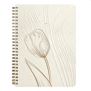 P0130-0470 - Jegyzetfzet Clairefontaine Tulip Paper, Spirlos, A/5, 14,8x21cm, 74 Lapos, Pon