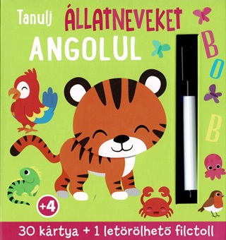 Tanulj llatneveket Angolul - 30 Krtya+Filctoll